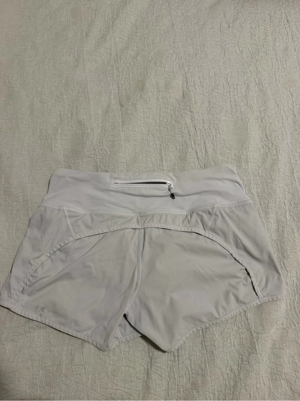 lululemon athletica White Athletic Shorts with High Waist